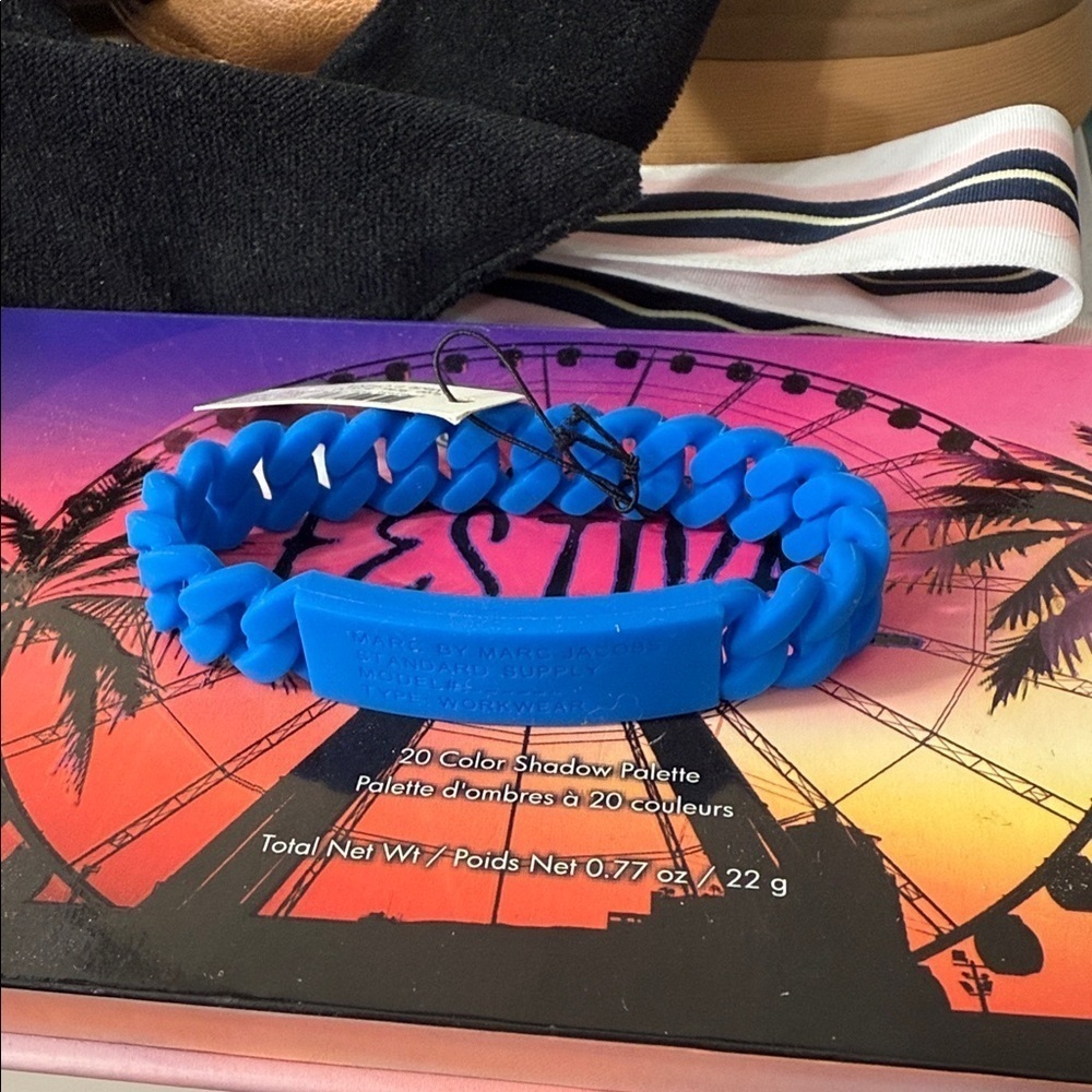 NWT Marc by Marc Jacobs electric blue bracelet